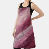 Tablier Texture de tissu en nappe, abstrait violet-rose. (Insitu)