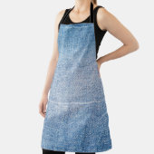 Tablier Texture des jeans en denim bleu (Insitu)