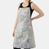 Tablier Texture dorée marbré (Insitu)