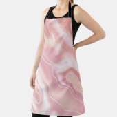 Tablier Texture élégante en marbre. Rose or liquide brilla (Insitu)