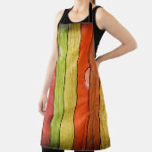 Tablier texture en bois coloré, 3D illustration3d, abstrai (Insitu)