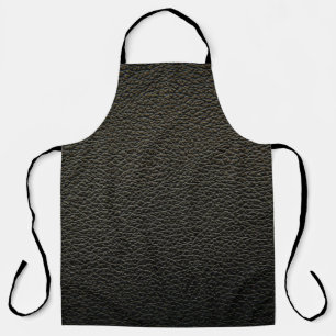Tablier Texture en cuir noir ou arrière - plan. abstrait,