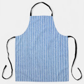 Tablier Texture en tissu rayé, véritable tissu. (Recto)
