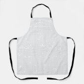Tablier Texture minimaliste gris clair transparente (Recto)