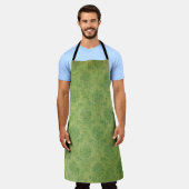 Tablier texture modèle verte Arrière - plan (Porté)