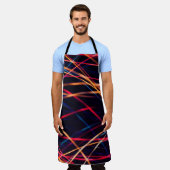 Tablier Texture néon avec longue exposition.abstrait, une (Porté)