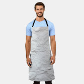 Tablier Texture papier broyée, arrière - plan détaillé. (Porté)