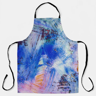 Tablier texture raster acrylique différente mono multicolo