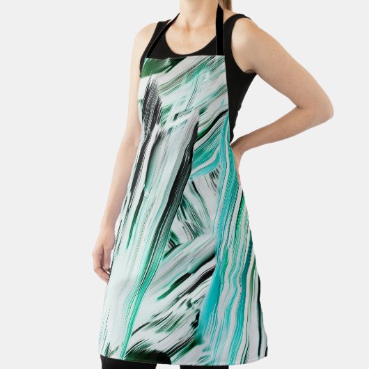 Tablier texturehipster transparent en trame, arrière - pla (Insitu)