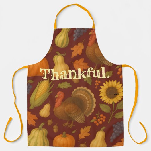 Tablier Thankful Apron (Recto)