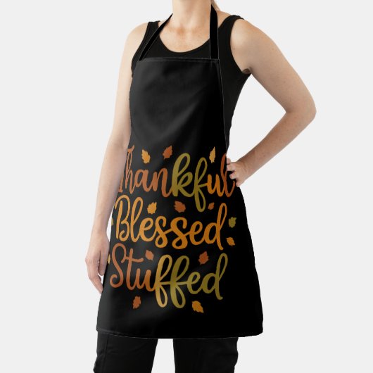 Tablier Thankful Blessed Stuffed Apron (Insitu)