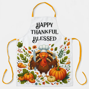 Tablier Thanksgiving Apron pour la Cuisine de vacances