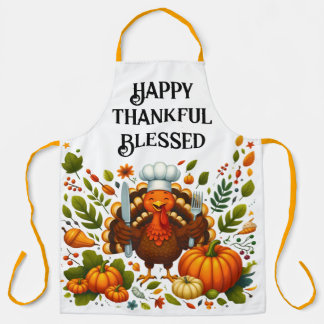 Tablier Thanksgiving Apron pour la Cuisine de vacances
