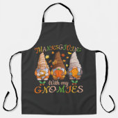 Tablier Thanksgiving Avec Mes Gnomies Automne Gnome Automn (Recto)