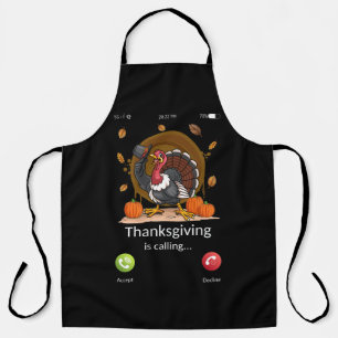 Tablier Thanksgiving, C'Est Drôle De Drôle Caricature En T
