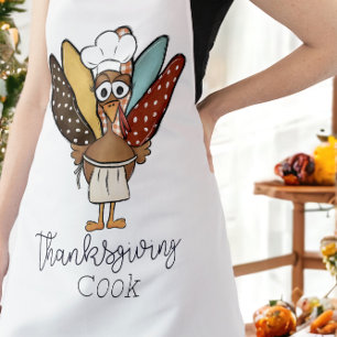 Tablier Thanksgiving Cook Turkey Drôle