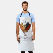 Tablier Thanksgiving Cook Turquie boxers drôle (Porté)
