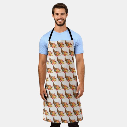 Tablier Thanksgiving Cornucopia Apron (Porté)