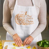 Tablier Thanksgiving Fall Citrouille Mama