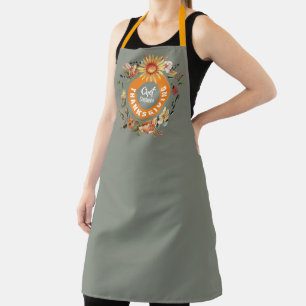 Tablier THANKSGIVING Fall Wreath   Chef personnalisé