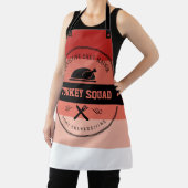 Tablier Thanksgiving Funky Turkey Squad Hipster (Insitu)