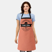 Tablier Thanksgiving Funny Turkey Apron (Porté)