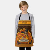 Tablier Thanksgiving mignon Turquie Inspirivity (Porté)