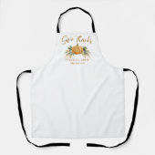 Tablier Thanksgiving Pumpkin Give Thanks Cooking Crew Name (Recto)