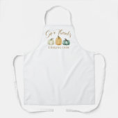 Tablier Thanksgiving Pumpkins Give Thanks Cooking Crew (Recto)