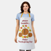 Tablier Thanksgiving Thanksgiving Citrouille Automne Thank (Porté)