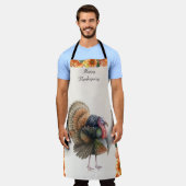 Tablier Thanksgiving Turkey Apron (Porté)