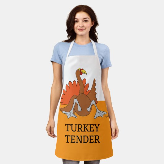 Tablier Thanksgiving Turkey Apron (Porté)