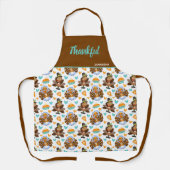 Tablier Thanksgiving Turquie & Pie Apron (Recto)