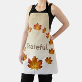 Tablier Thanksgiving Wreath Grateful Simple Feuilles d'éra (Insitu)