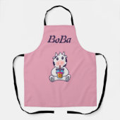 Tablier thé bulle boba (Recto)