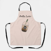 Tablier thé bulle boba (Recto)
