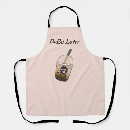 Tablier thé bulle boba (Recto)