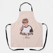 Tablier thé bulle boba (Recto)