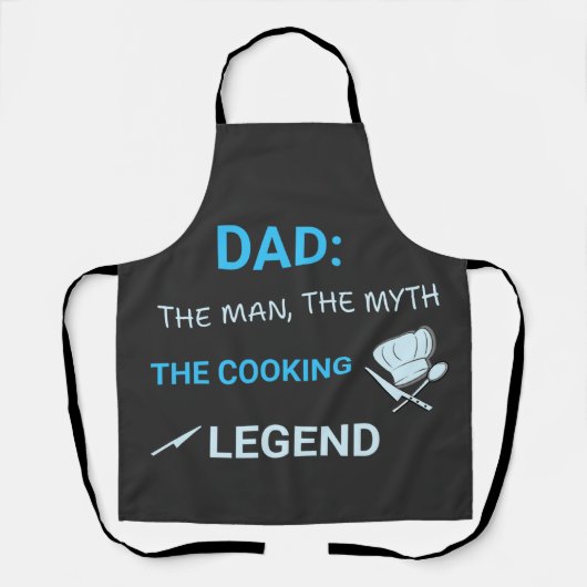 Tablier The Cooking Legend – BBQ & Chef Dad (Recto)