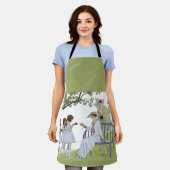 Tablier Thé dans le jardin (Porté)