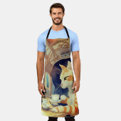 Tablier Thé de chat (Porté)