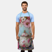 Tablier Thé Floral Tea Time Tea (Porté)