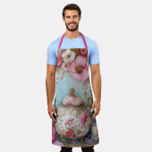 Tablier Thé Floral Tea Time Tea (Porté)