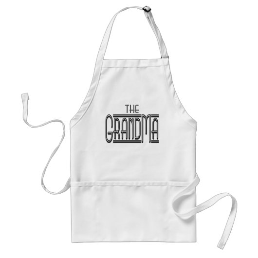 Tablier "THE" Grand-mère Quirky BBBQ Apron (Devant)