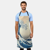 Tablier The great wave off kanagawa painting reproduction  (Porté)