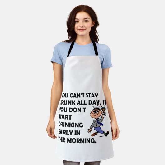 Tablier The Happy Drinker (Porté)