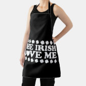 Tablier The Irish Love Me Shamrock St Patrick's Day Retro (Insitu)