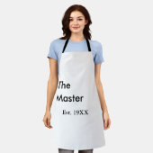 Tablier The Master boss name est year date man king title (Porté)