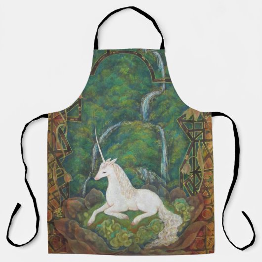 Tablier The Unicorn's Secret Garden (Recto)