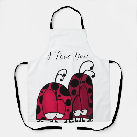 Tablier The Unrequited Love Ladybug Illustration (Recto)